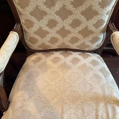 Two Traditional Style Formal Chairs (2)