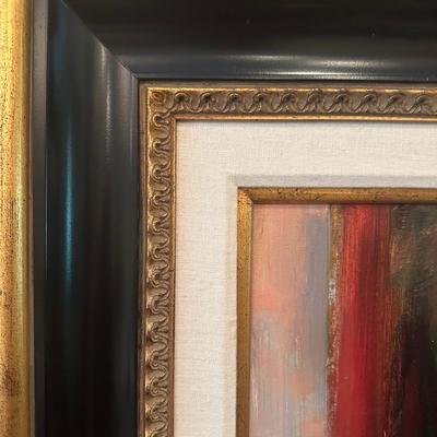 Original Oil Painting of Woman in Mirror