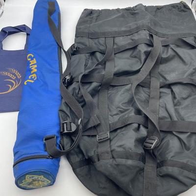 Trio of empty bags