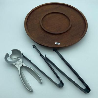 Serving tray and utensils