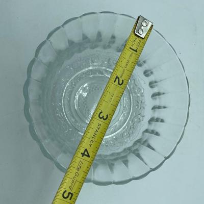 Coasters and glass bowls