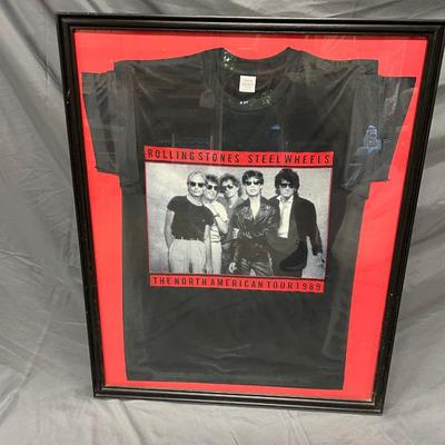 Framed Rolling Stones Tshirt