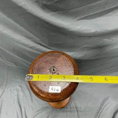 Wooden pedestal