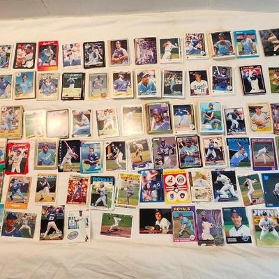 Kansas City Royales Baseball cards thru the years, Full box