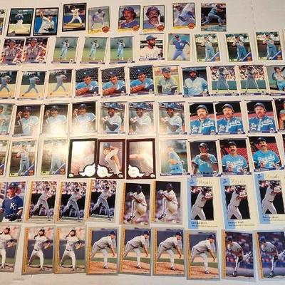 Kansas City Royales Baseball cards thru the years, Full box