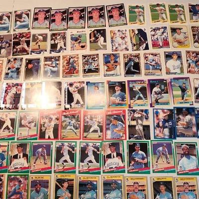 Kansas City Royales Baseball cards thru the years, Full box