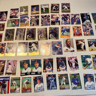 Kansas City Royales Baseball cards thru the years, Full box