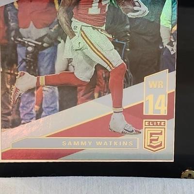 Kansas City Chiefs 3 card plaque, Sammy Watkins, Patrick Mahomes II, Travis Kelce 2019