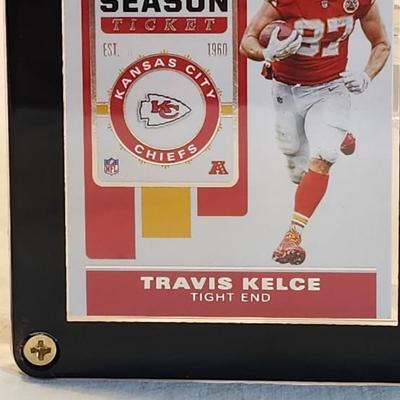 Kansas City Chiefs 3 card plaque, Tyreek Hill, Patrick Mahomes II, Travis Kelce