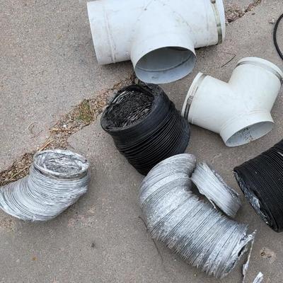 Lot of grow lights, exhaust fan, vent tube