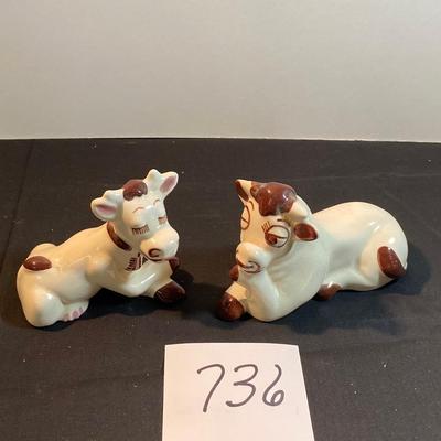 Vintage Cow and Bull