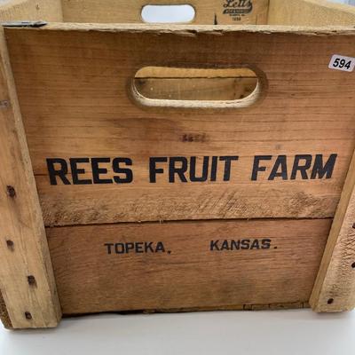 Rees fruit farm crate