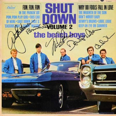 The Beach Boys Shut Down Volume 2 signed Album