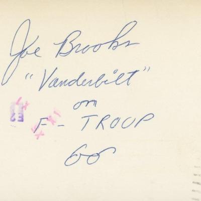 Joe Brooks signature cut
