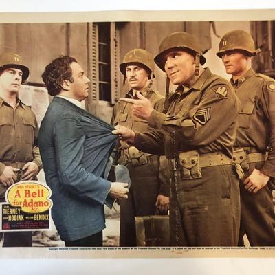 A Bell for Adano original 1945 vintage lobby card