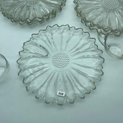 Hazel Atlas Sunflower plates & cups