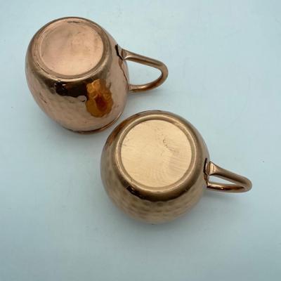 Copper mugs