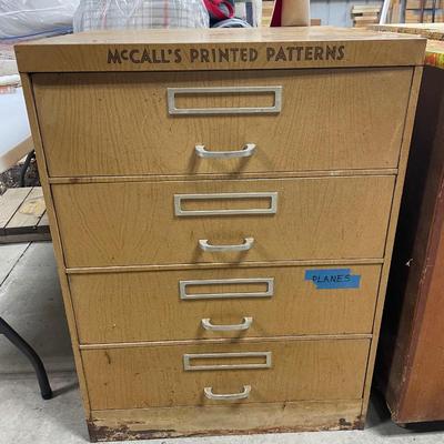 Mc’Call’s Pattern cabinet