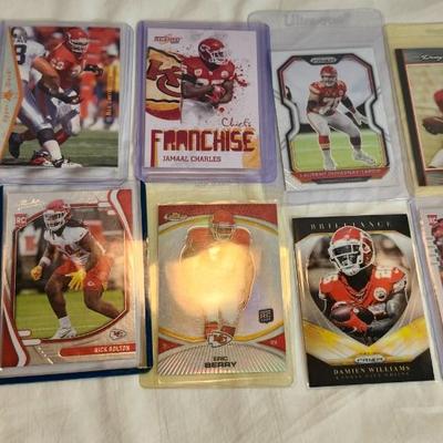 Miscellaneous sports memorabilia cards, W/ KC Chiefs