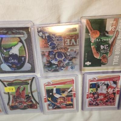 Miscellaneous sports memorabilia cards, W/ KC Chiefs
