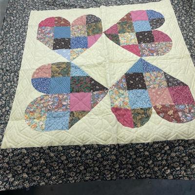 Small heart quilt