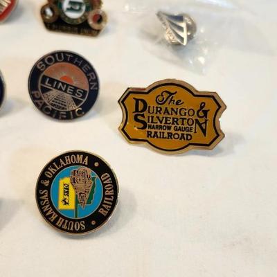 Vintage Lot of Railroad Train Lapel Pin