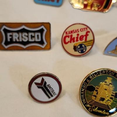 Vintage Lot of Railroad Train Lapel Pin