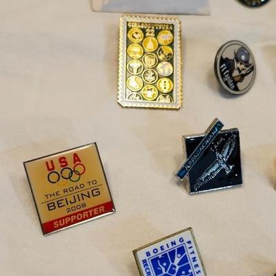 Vintage lot of Lapel Pin including Olympics and Girl Scouts