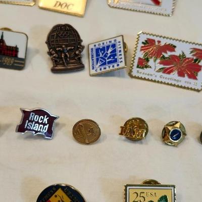 Vintage lot of Lapel Pin including Olympics and Girl Scouts