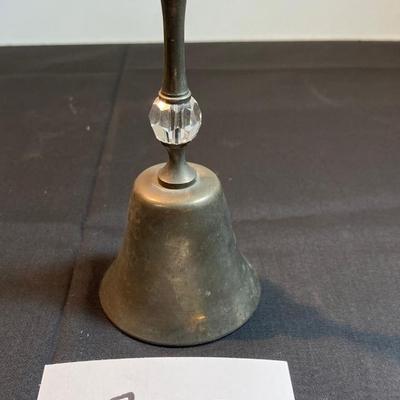 Vintage Bell with Crystal Handle