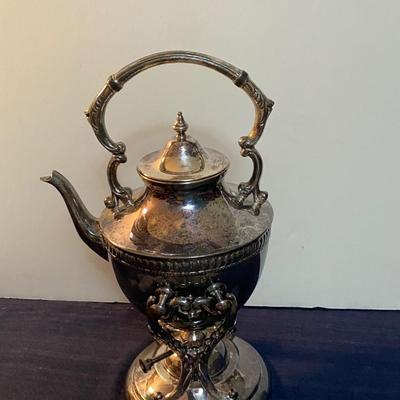 Vintage Tilting Tea Pot with Stand and Burner