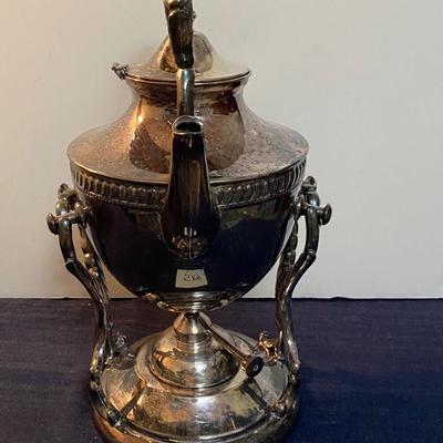 Vintage Tilting Tea Pot with Stand and Burner