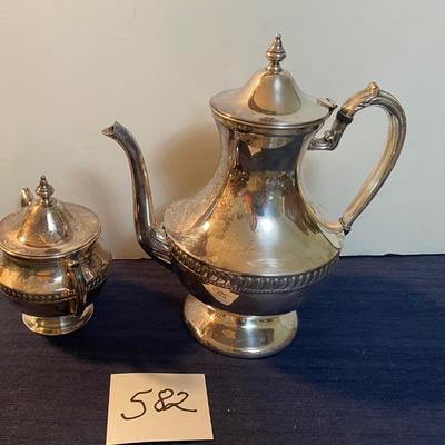 Vintage Silver-plated Tea Pot