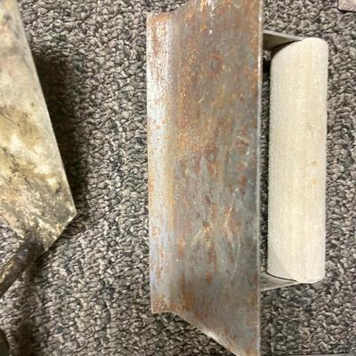 Tool Lot: Concrete Trowels, Floats and associated tools