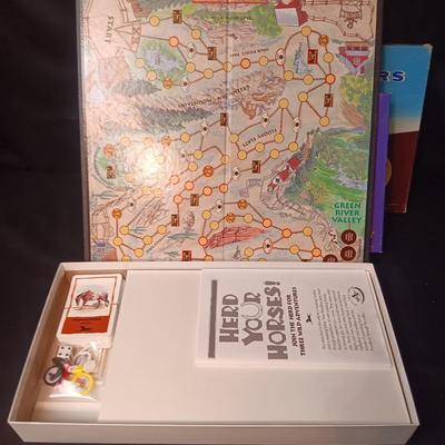 "HERD YOUR HORSES" & "SCRABBLE FOR JUNIORS" BOARD GAMES