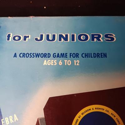 "HERD YOUR HORSES" & "SCRABBLE FOR JUNIORS" BOARD GAMES