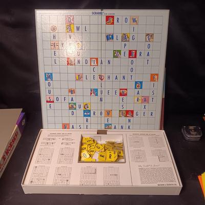 "HERD YOUR HORSES" & "SCRABBLE FOR JUNIORS" BOARD GAMES