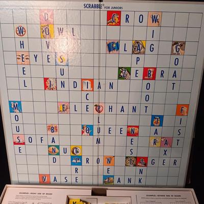 "HERD YOUR HORSES" & "SCRABBLE FOR JUNIORS" BOARD GAMES