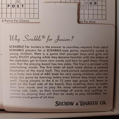 "HERD YOUR HORSES" & "SCRABBLE FOR JUNIORS" BOARD GAMES