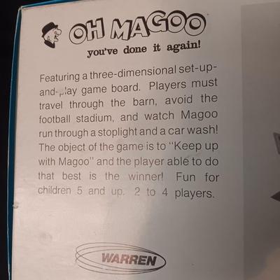 "OH MAGOO" & "WHERE'S WALDO" BOARD GAMES
