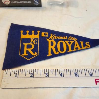 Kansas City Royals Lot with Kansas City Royals 15" x 24" Kauffman Stadium Banner