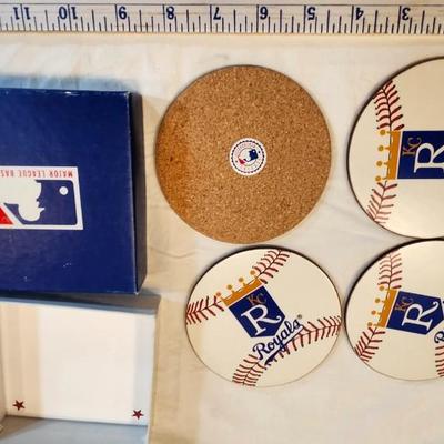 Kansas City Royals Lot with Kansas City Royals 15" x 24" Kauffman Stadium Banner