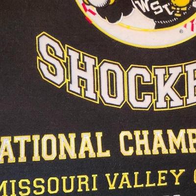 Coach Gene Stephenson HOF 2014 Signed WSU Shocker Banner