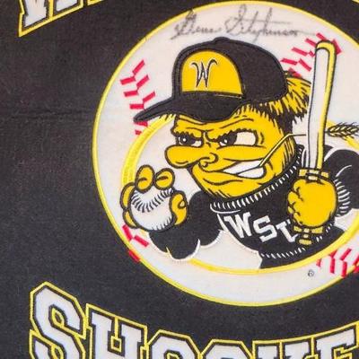 Coach Gene Stephenson HOF 2014 Signed WSU Shocker Banner