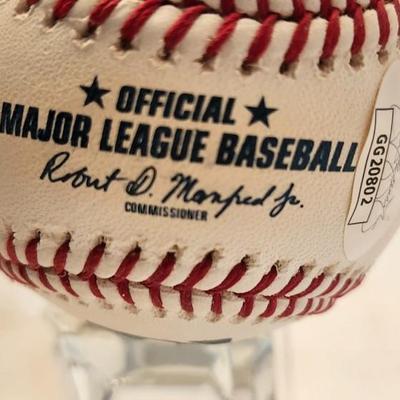 Steve Owens Signed Baseball with JSA COA