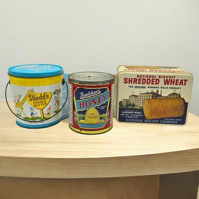 Vintage Tin Lot