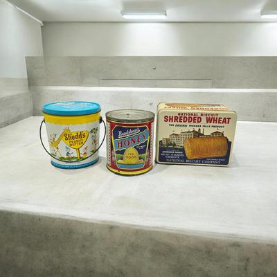 Vintage Tin Lot