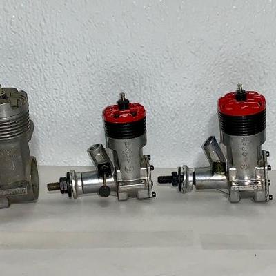 Lot of Five (5) Vintage RC Airplane Engines
