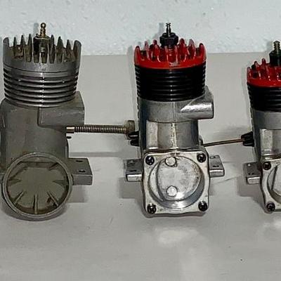 Lot of Five (5) Vintage RC Airplane Engines