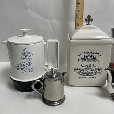 Mixed Lot of Vintage Coffee Bar Accessories
